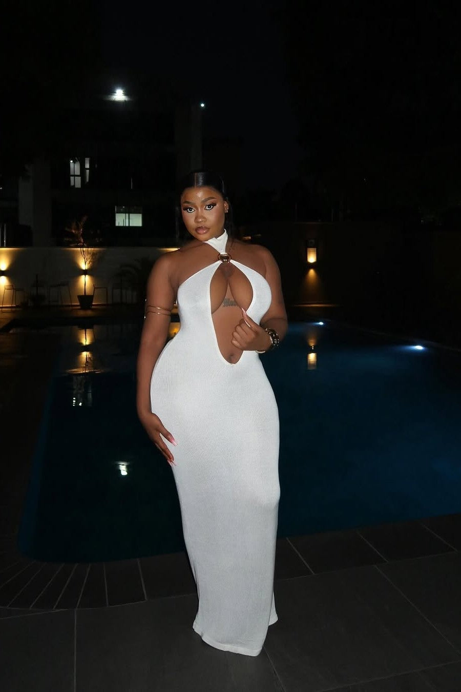 Gina white dress
