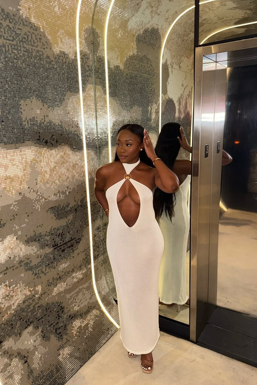 Gina white dress