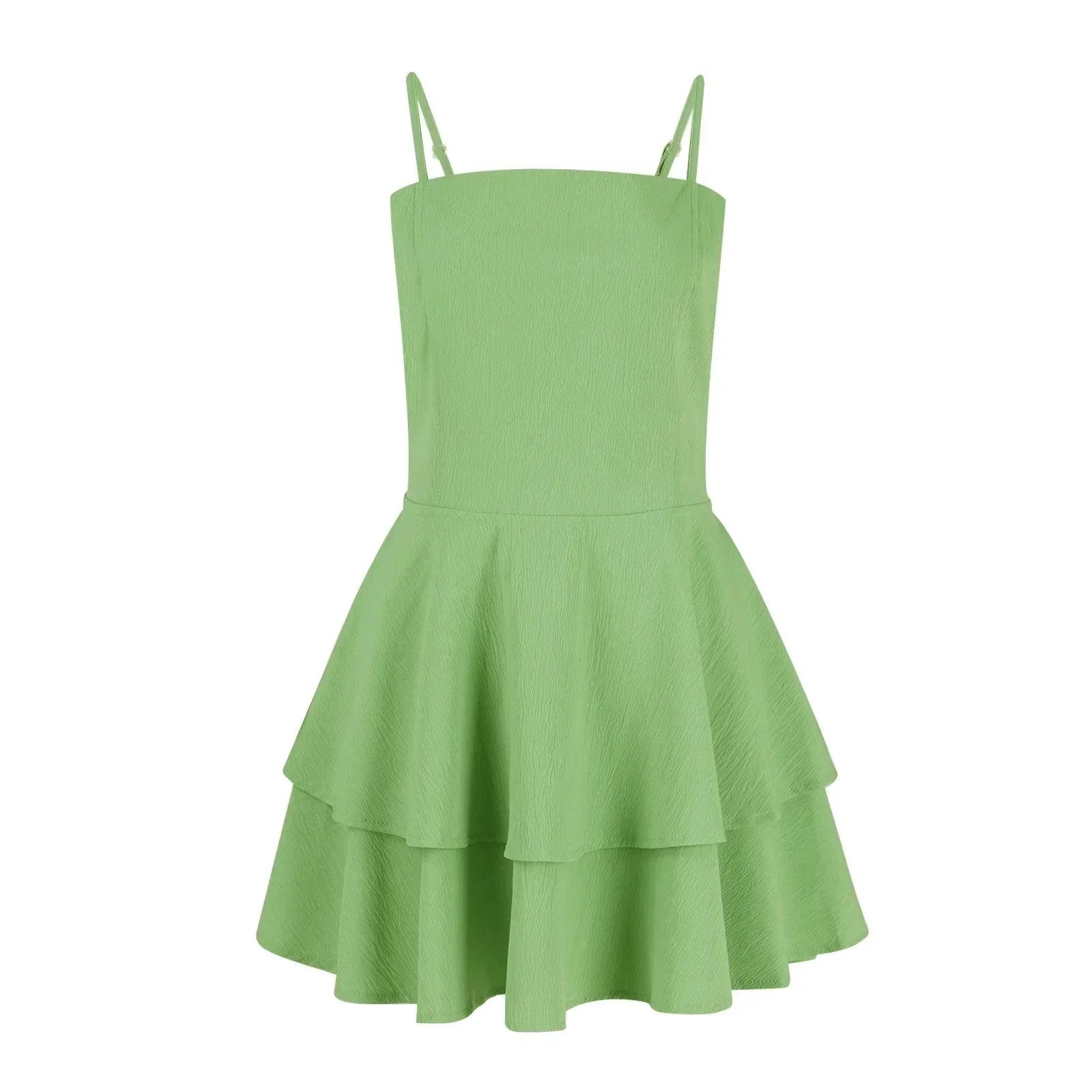 Juliette | Women's Tiered Spaghetti-Strap Cocktail Mini Dress