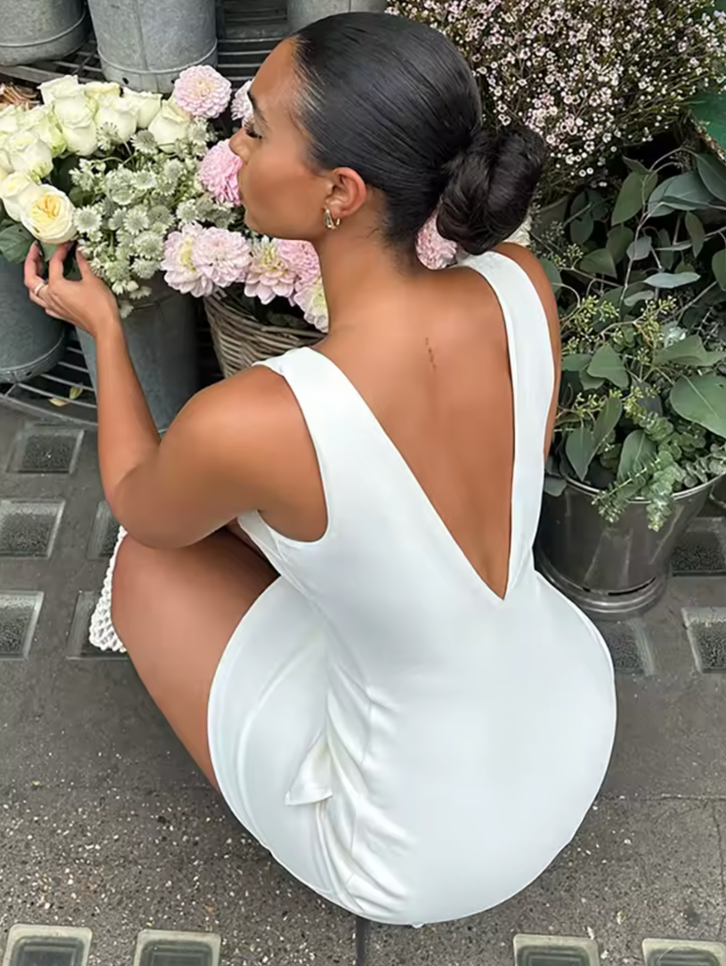 Eliana white dress