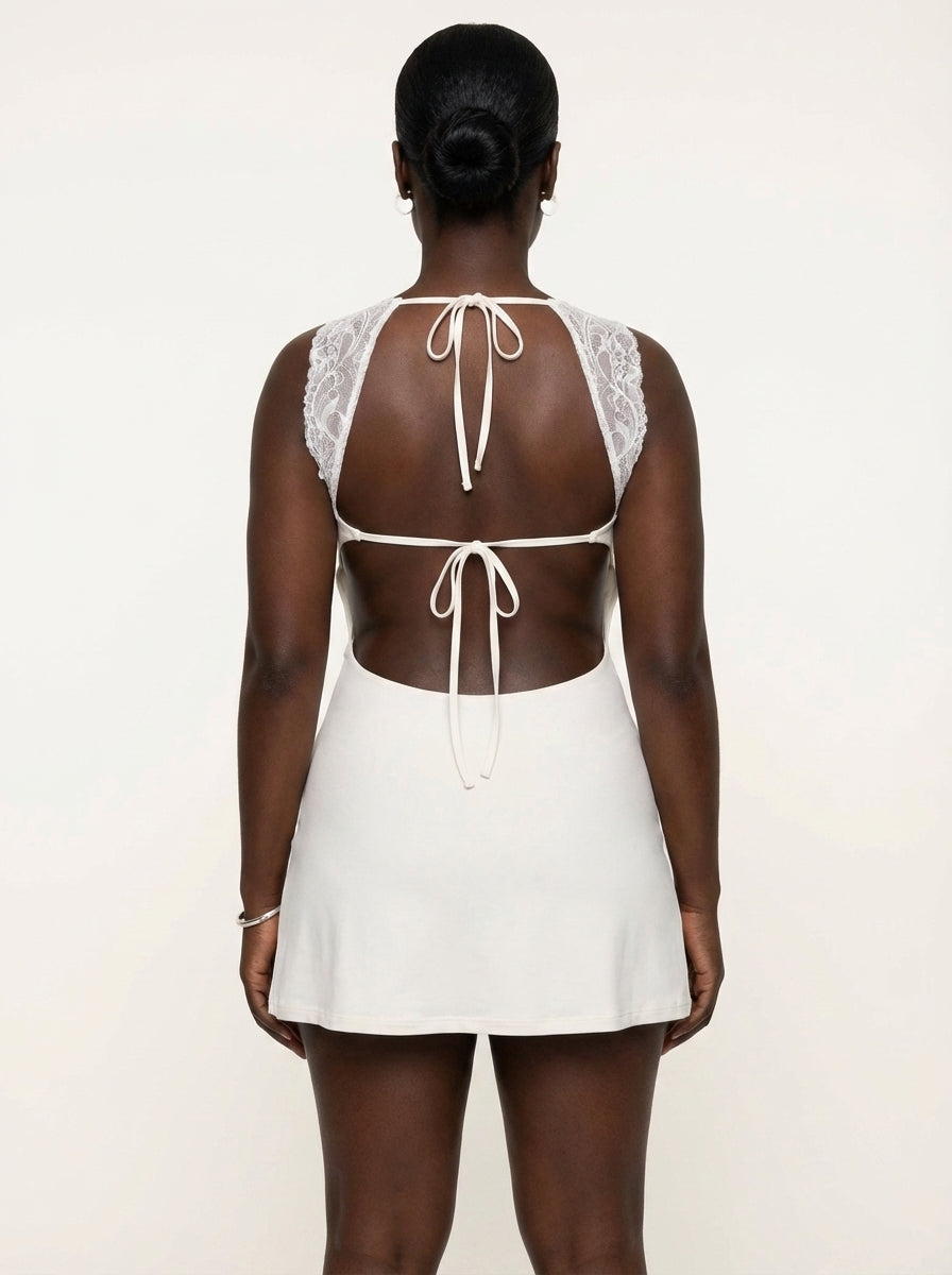 Nyomara white dress