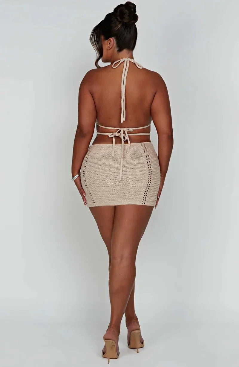 Maita Knitted Mini Dress