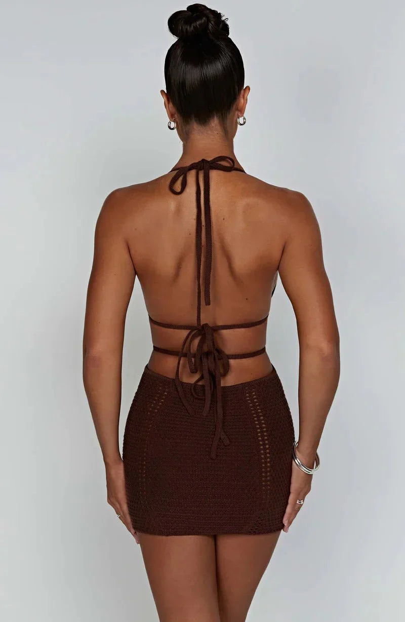 Maita Knitted Mini Dress