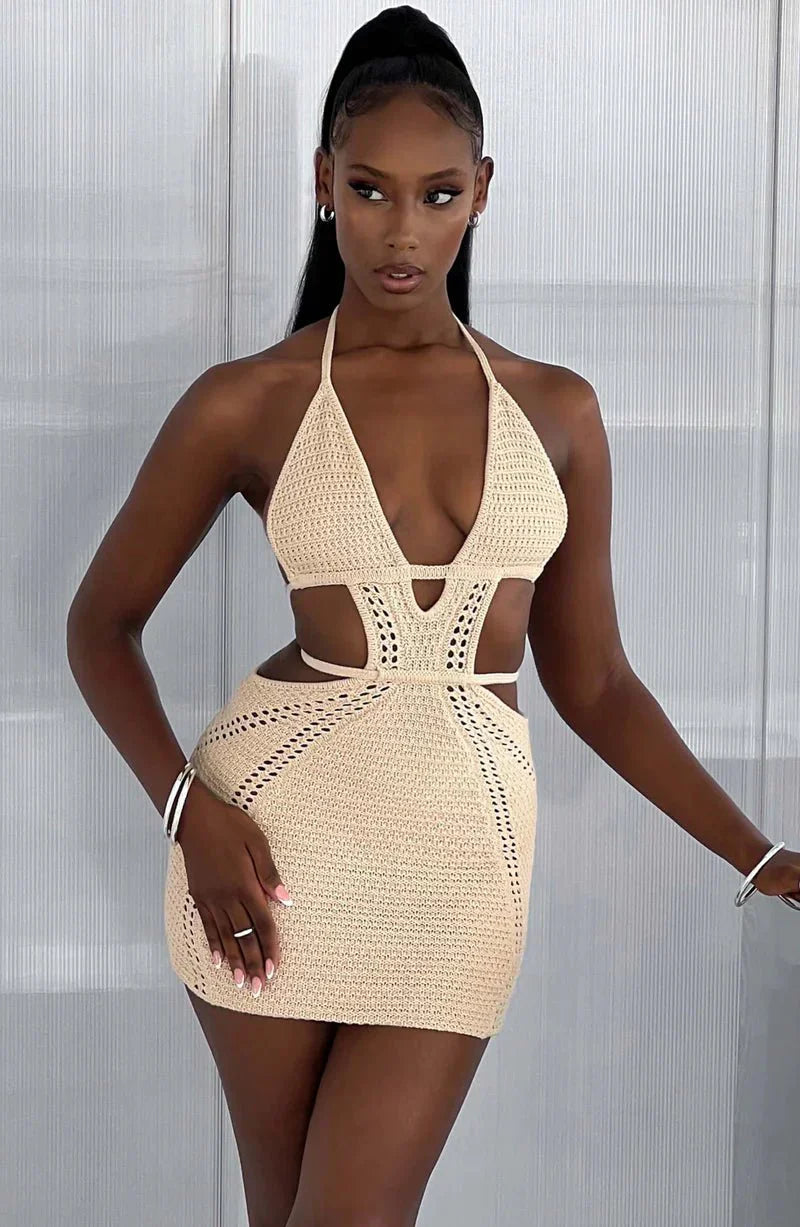 Maita Knitted Mini Dress